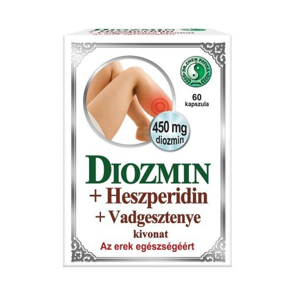 Diosmīna un Hesperidīna kapsulas 60 gab. vēnu veselībai