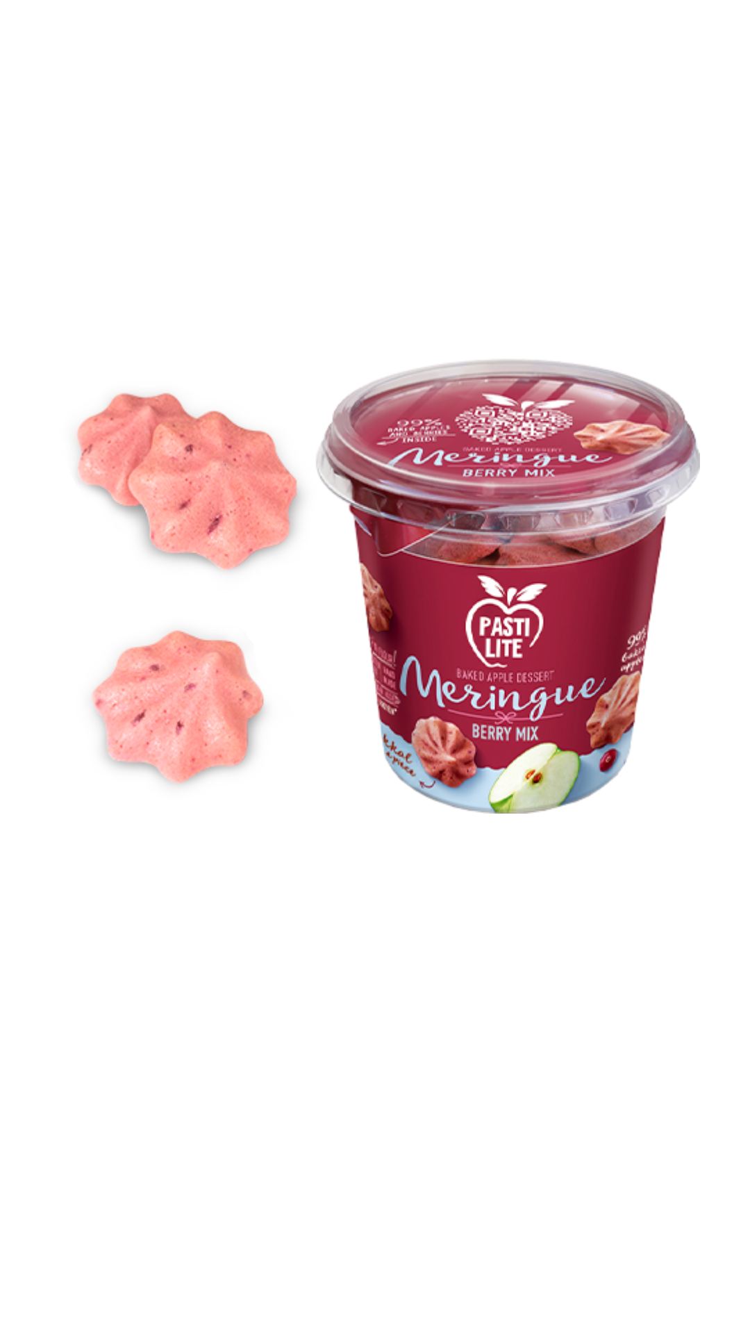 Merenga cepumi "ogu mix", bez pievienota cukura. 35 g