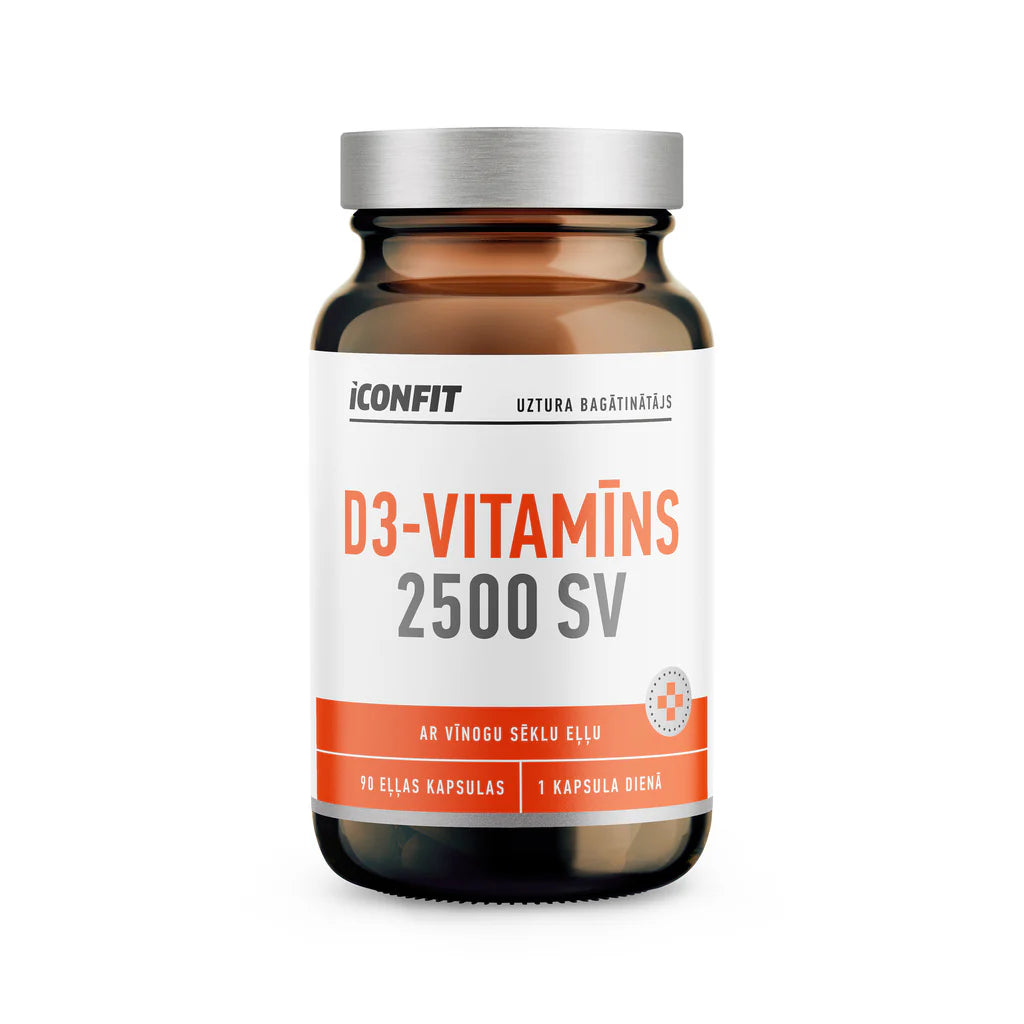 ICONFIT Vitamīns D3 2500SV (90 Oil Capsules)