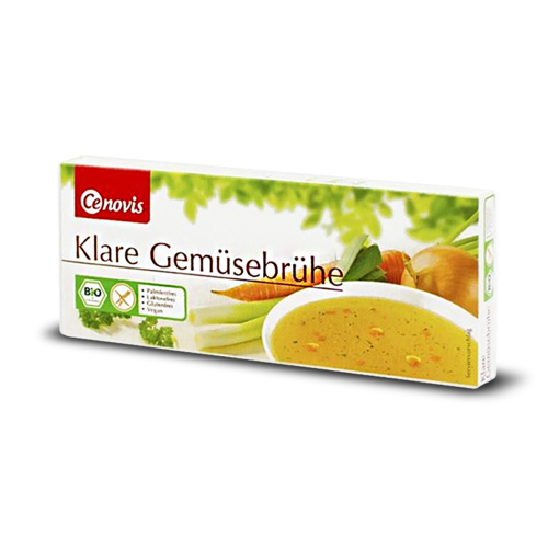 Кубики овощного бульона БИО, CENOVIS, 126 г