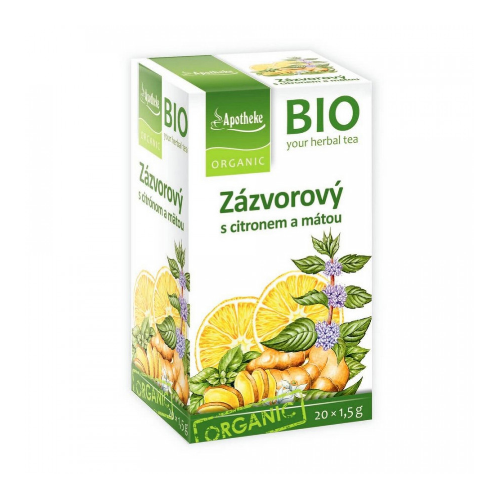 Чай имбирный с лимоном и мятой БИО 20х1,5г