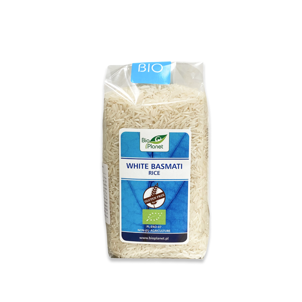Rīsi Basmati, baltie BIO 500g