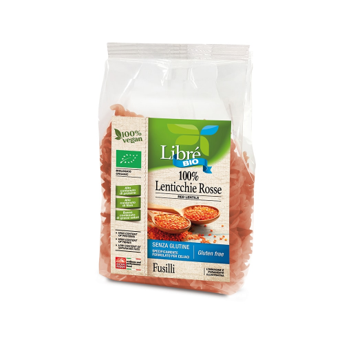 Sarkano lēcu spirāles BIO, LIBRE BIO 250 g