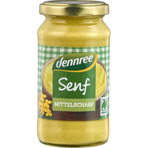 Горчица средней остроты BIO, DENNREE, 200мл