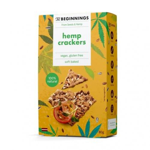 Kaņepju krekeri, THE BEGINNINGS 80g
