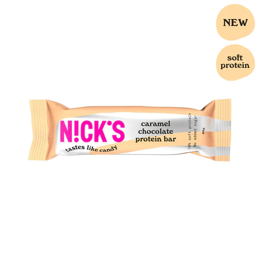 Nicks протеиновый батончик с карамелью 50г