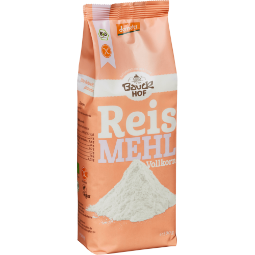 Bezglutēna pilngraudu rīsu milti 500g