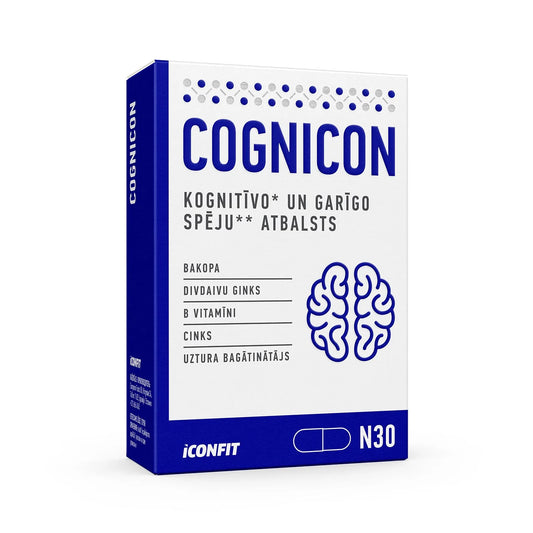 Cognicon  - Garīgās veiktspējas atbalstam (30 kapsulas)