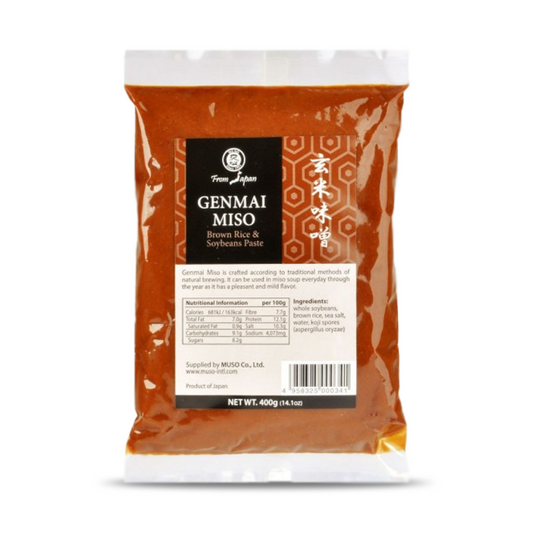 Genmai, brūno rīsu miso pasta  400g