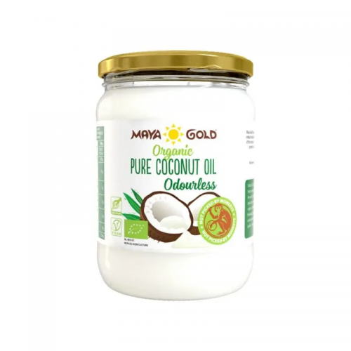 Kokosriekstu eļļa, dezodorēta BIO, MAYA GOLD, 500 ml